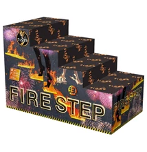 FIRE STEP 83s (lépcsős telep) 36x20mm, 21x25mm, 18x30mm, 8x48mm